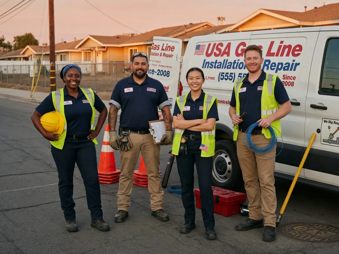 Gas Line Installation company in Falmouth, IN